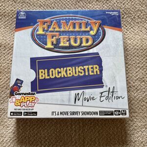Family Feud Blockbuster Movie Edition Trivia Survey Showdown BOARD GAME New 2020